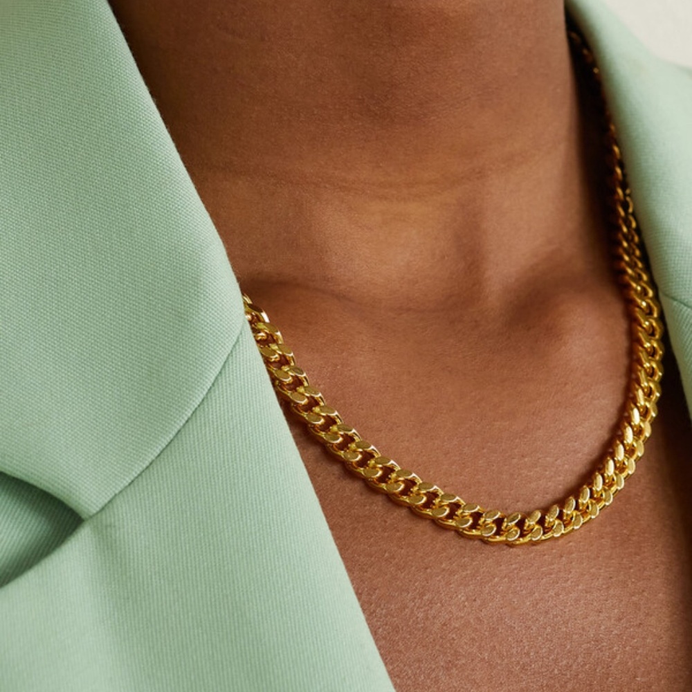 New Crystal Haze - Plain Jane Gold-plated Necklace